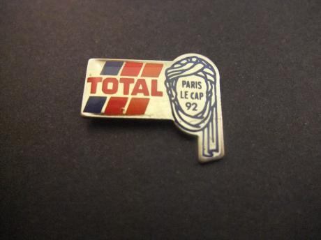 Parijs-Dakar autorally Le Cap 1992 sponsor Total